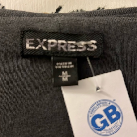NWT Express open front fleece and sequin jacket - Picture 5 of 9